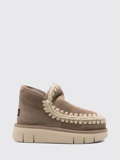Mou Boots Woman Color Grey In Brown