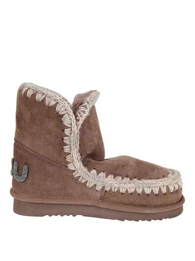 Mou Eskimo 18 Glitter Logo In Brown