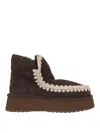 Mou Mini Eskimo Platform Boots In Brown