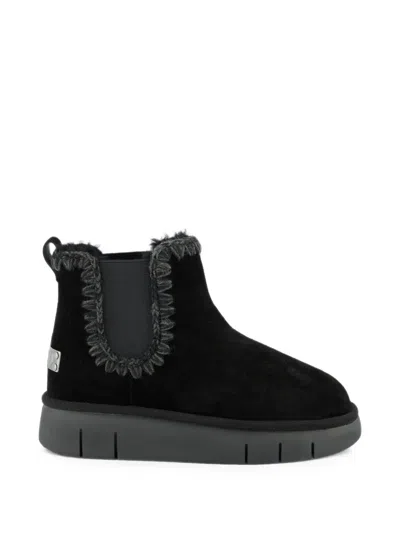Mou Bounce Chelsea Ankle Boots In Black