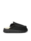 Mou Bounce Clog Mules In Black