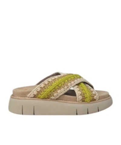 Mou Bounce Platform Sandals In Multi