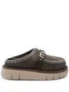 Mou Bounce Slippers In Brown