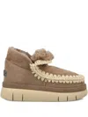 Mou Eskimo Bounce Sneaker Ankle Boots In Brown