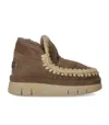 Mou Bounce Welt Suede Elephant Grey Sneaker In Brown