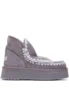 Mou Logo Eskimo Ankle Boots In Grau
