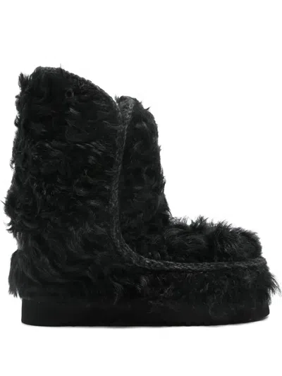 MOU BRUSHED-EFFECT ANKLE BOOTS