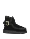 Mou Buckle-strap Boots In Black