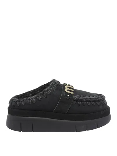 Mou Bounce Welt Clog In Black