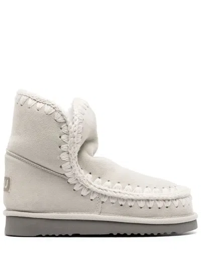 Mou Chunky Slip-on Boots In Grau