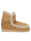 Mou Classic Double Face Sheepskin Ankle Boots In Multi
