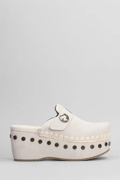 MOU MOU CLOG PLAIN SLIPPER-MULE