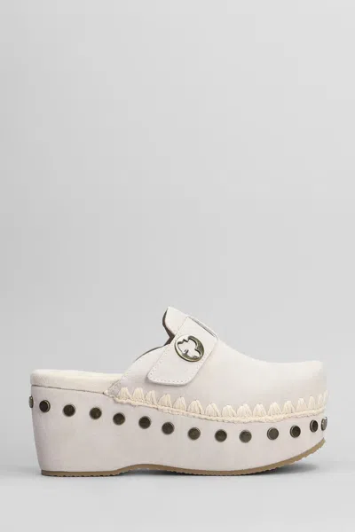 MOU MOU CLOG PLAIN SLIPPER-MULE
