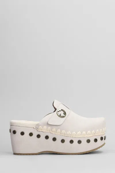 MOU MOU CLOG PLAIN SLIPPER-MULE