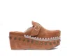 Mou Clog Plain Suede In Brown