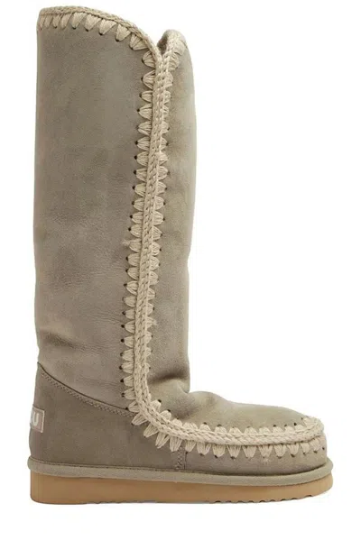 Mou Beige 40 Shearling Boots