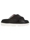 Mou Criss-cross Bio Sandal Sequins