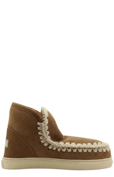 Mou Eskimo 'sneaker' In Brown Leather
