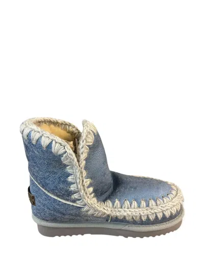 Mou Eskimo 18 Ankle Boots In Blue