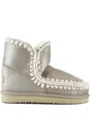 Mou Eskimo 18 Ankle Boots In Silver