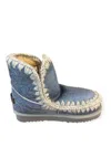 Mou Eskimo 18 Ankle Boots In Blue