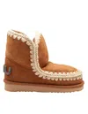 Mou Eskimo 18 Boot In Suede Cognac Color In Brown