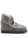 Mou 'eskimo' Grey Boots With Rear Logo Application