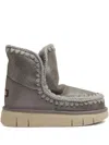 Mou Eskimo 18 Boot In Dust Iron In 银色