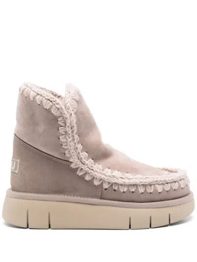 Mou Eskimo 18 Boots In Grey