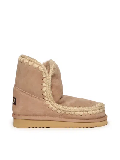 Mou Eskimo 18 Boots In Neutral