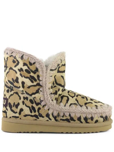 Mou Eskimo 18 Boots In Neutrals