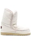 Mou Eskimo Leather Boots In White