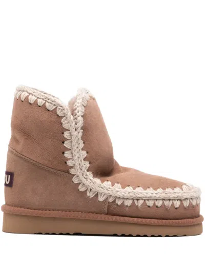 Mou Eskimo 18 Double Face Sheepskin Boots In Multi