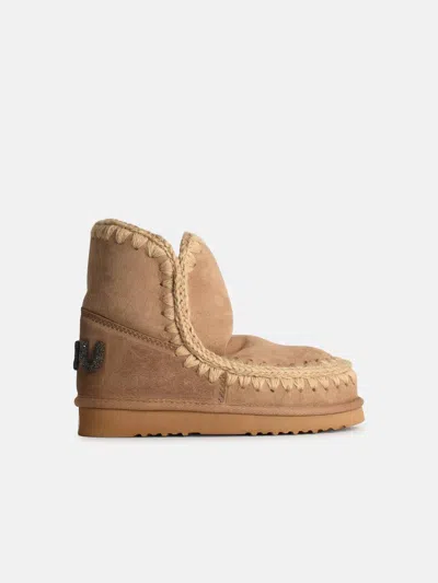 Mou Eskimo '18 Glitter' In Beige Leather