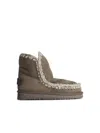 MOU MOU ESKIMO '18 GLITTER' IN GREY LEATHER