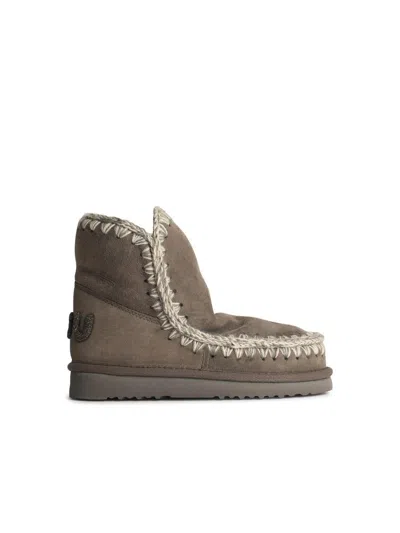 Mou Eskimo '18 Glitter' In Grey Leather