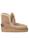 Mou Eskimo Faux Fur-lined Boots In Beige