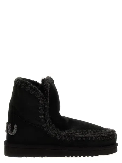 MOU ESKIMO 18 GLITTER LOGO ANKLE BOOTS