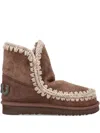Mou Eskimo 18 Glitter Logo Elephant Grey Boot In Animal Print