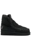 Mou Logo-plaque Sneaker Boots In Black