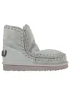 Mou Whipstitch-trim Detail Boots In Icsea Iced Sea