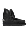 Mou Logo-plaque Sneaker Boots In Black