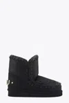 Mou Logo-plaque Sneaker Boots In Cbkg Cracked Black