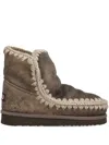 Mou Crochet-trim Boots In Multi