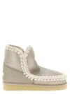 Mou Eskimo 18 Ankle Boots In Silver