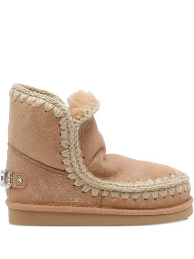 MOU ESKIMO 18 SUEDE EMBELLISHED BOOTS