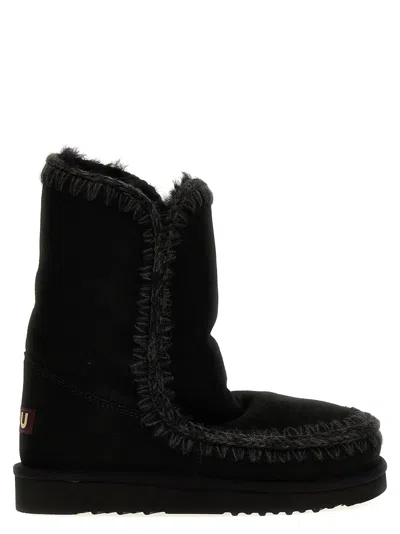 Mou Eskimo 24 Ankle Boots In Black