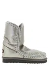 Mou Eskimo 24 Ankle Boots In Silver