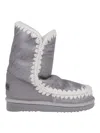 Mou Eskimo 24 Ankle Boots In Silver