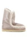 Mou Eskimo 24 Metallic Boots In Taupe